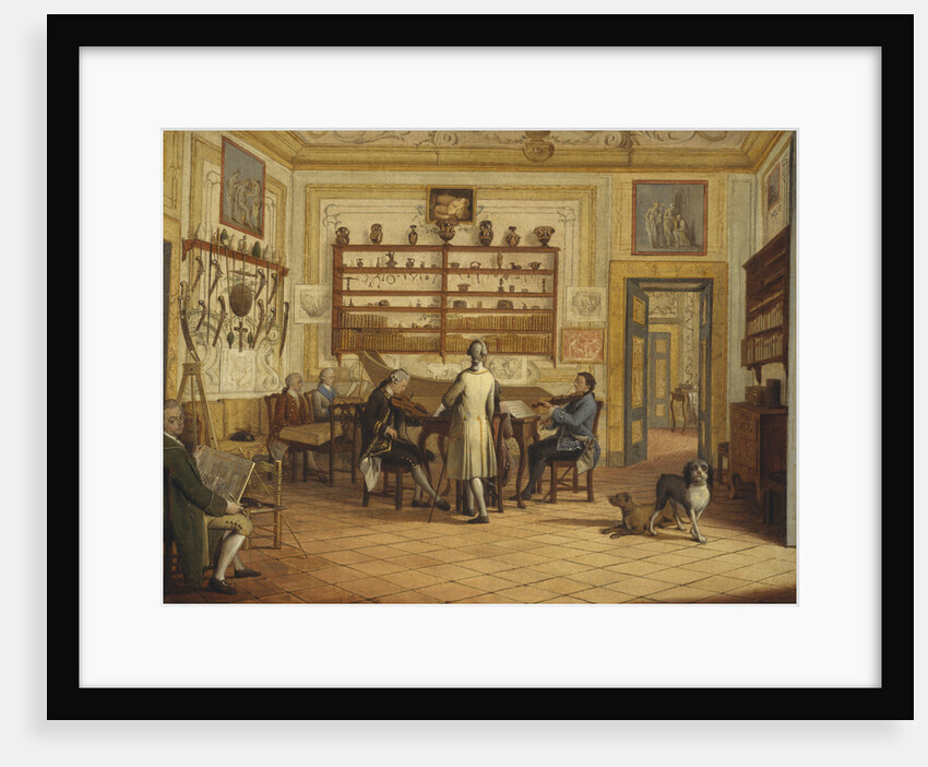 Kenneth Mackenzie, 1st Earl of Seaforth, 1744 - 1781, at home in Naples: concert party by Pietro Fabris